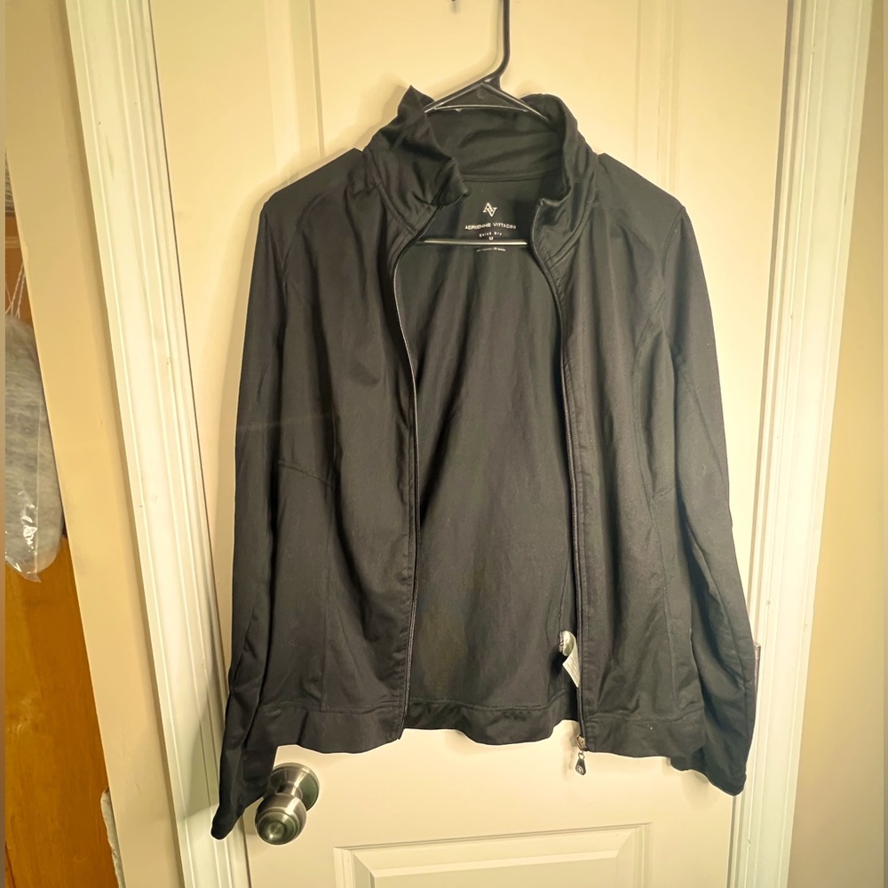 Dry wick black zip Target work out jacket